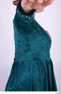 Photos Woman in Historical Dress 77 17th century blue dress…
